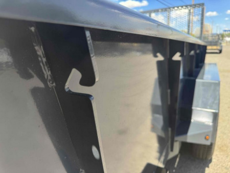 New 2025 Lamar 83" X 12' US - 7K Solid Side Landscape Utility Trailer