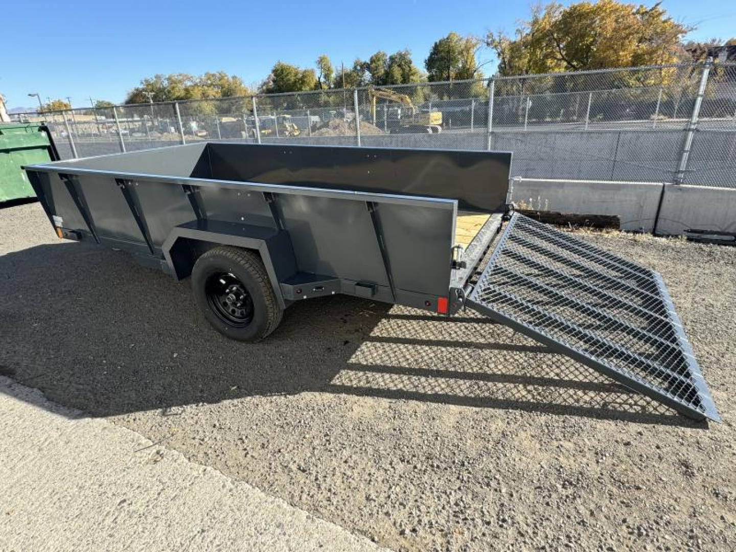 New 2025 Lamar 77" X 12' US - 3K Solid Side Landscape Utility Trailer