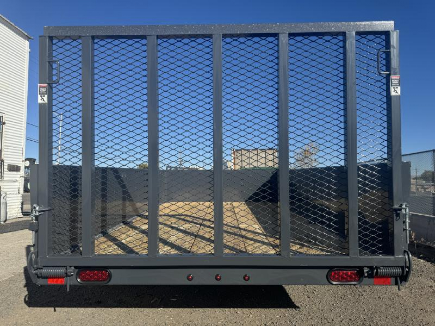 New 2025 Lamar 77" X 12' US - 3K Solid Side Landscape Utility Trailer