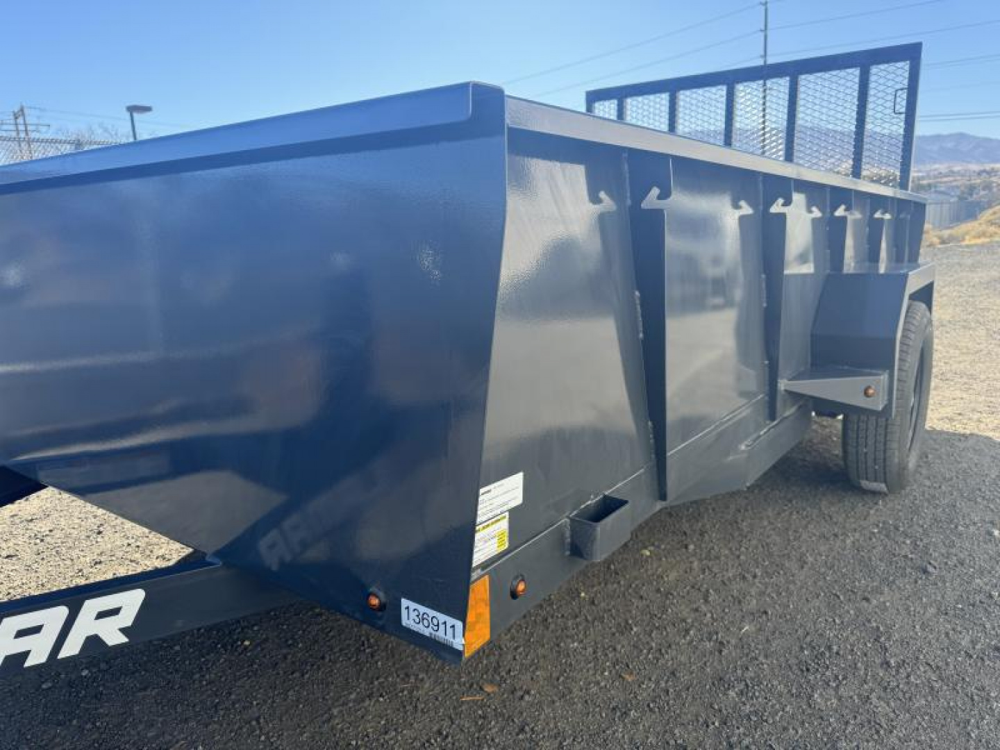 New 2025 Lamar 77" X 12' US - 3K Solid Side Landscape Utility Trailer