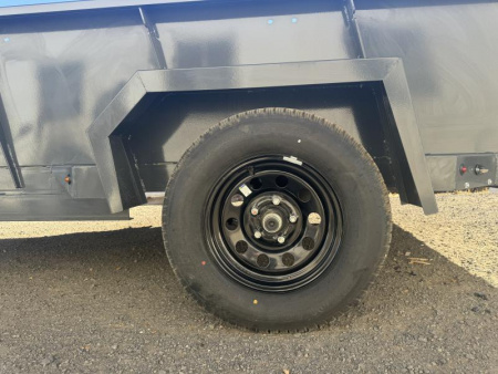 New 2025 Lamar 77" X 12' US - 3K Solid Side Landscape Utility Trailer