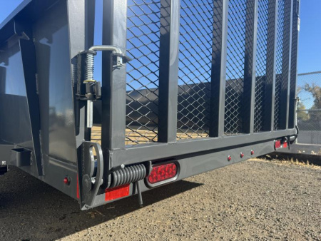 New 2025 Lamar 77" X 12' US - 3K Solid Side Landscape Utility Trailer