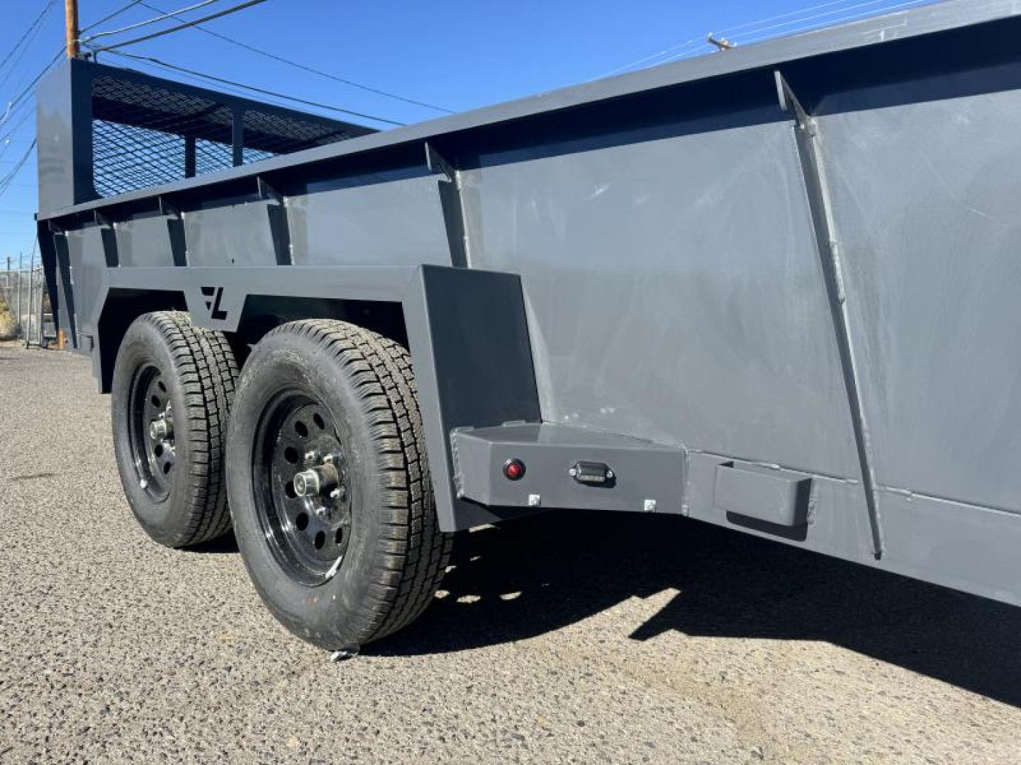 New 2025 Lamar 77" X 14' US - 7K Solid Side Landscape Utility Trailer