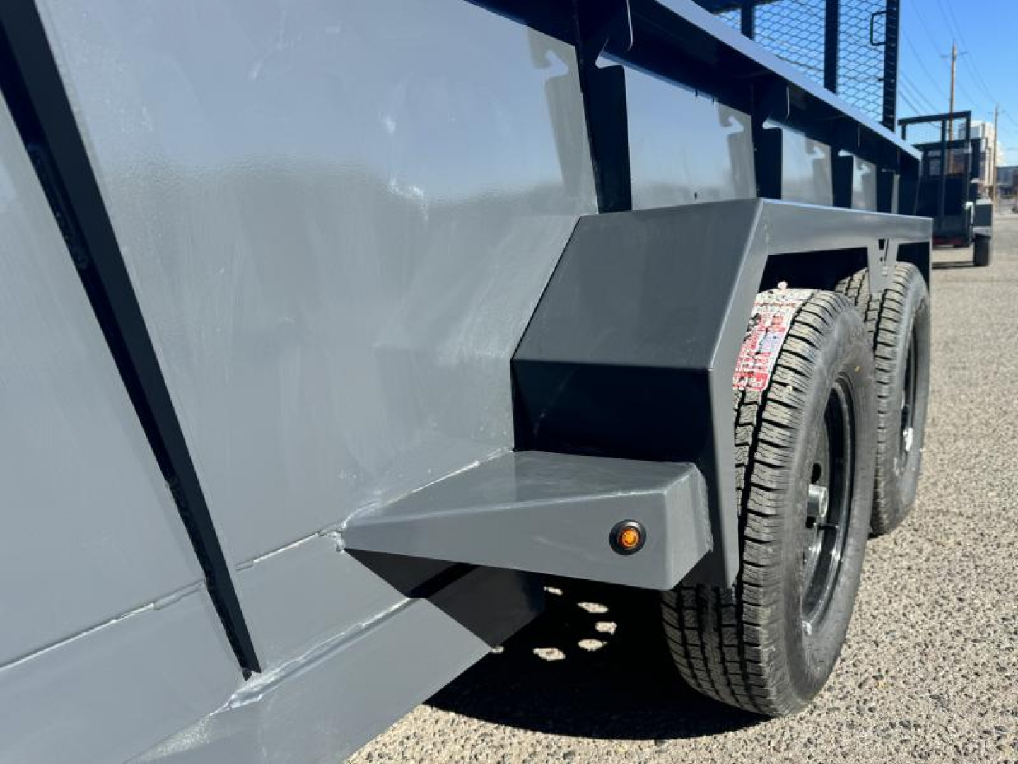 New 2025 Lamar 77" X 14' US - 7K Solid Side Landscape Utility Trailer