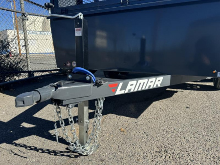 New 2025 Lamar 77" X 14' US - 7K Solid Side Landscape Utility Trailer