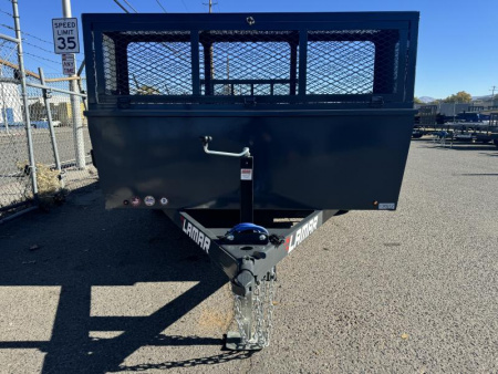 New 2025 Lamar 77" X 14' US - 7K Solid Side Landscape Utility Trailer