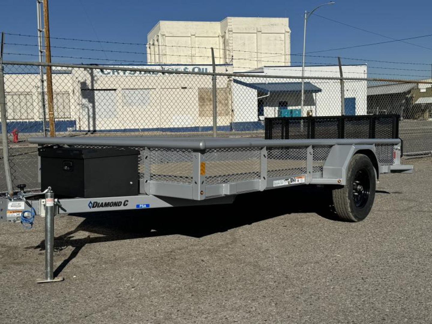 New 2025 Diamond C PSA 77"x12' - 3K Landscape Utility Trailer
