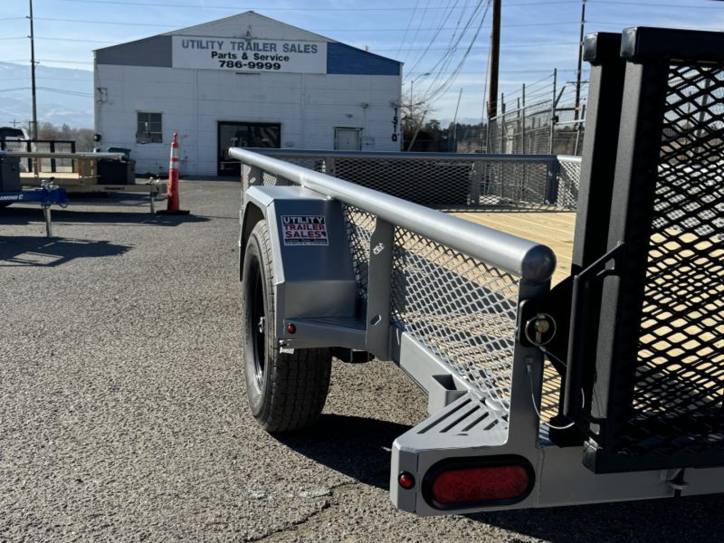 New 2025 Diamond C PSA 77"x12' - 3K Landscape Utility Trailer