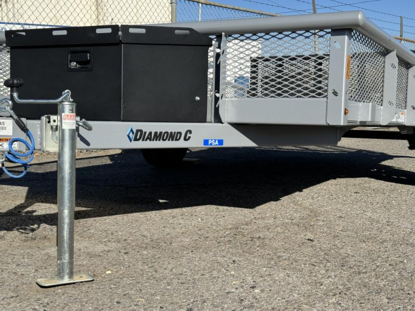 New 2025 Diamond C PSA 77"x12' - 3K Landscape Utility Trailer