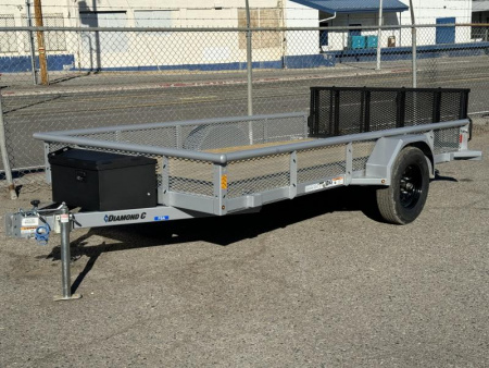 New 2025 Diamond C PSA 77"x12' - 3K Landscape Utility Trailer