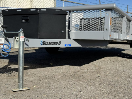 New 2025 Diamond C PSA 77"x12' - 3K Landscape Utility Trailer