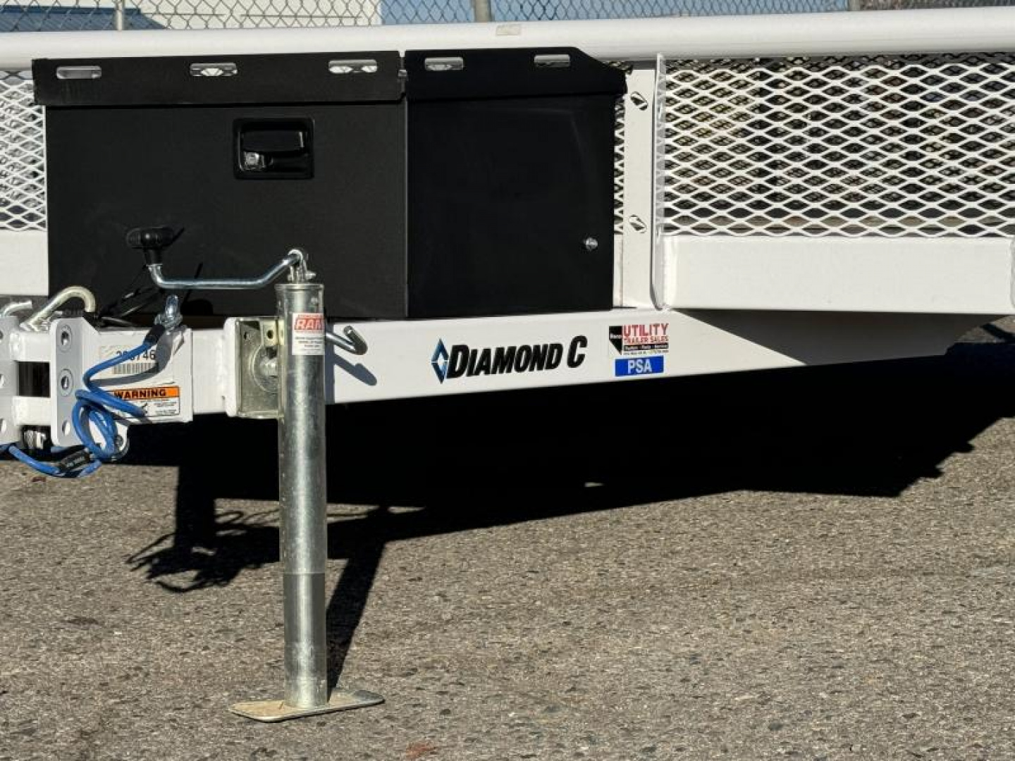 New 2025 Diamond C PSA 83"x12' - 3K Landscape Utility Trailer