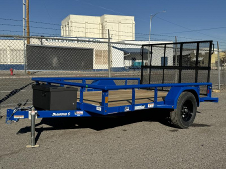 New 2025 Diamond C PSA 77"x10' - 3K Landscape Utility Trailer