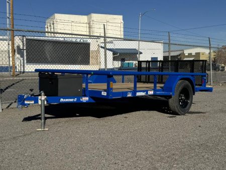 New 2025 Diamond C PSA 77 x10' - 3K Landscape Utility Trailer