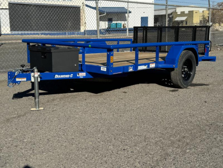 New 2025 Diamond C PSA 77"x10' - 3K Landscape Utility Trailer