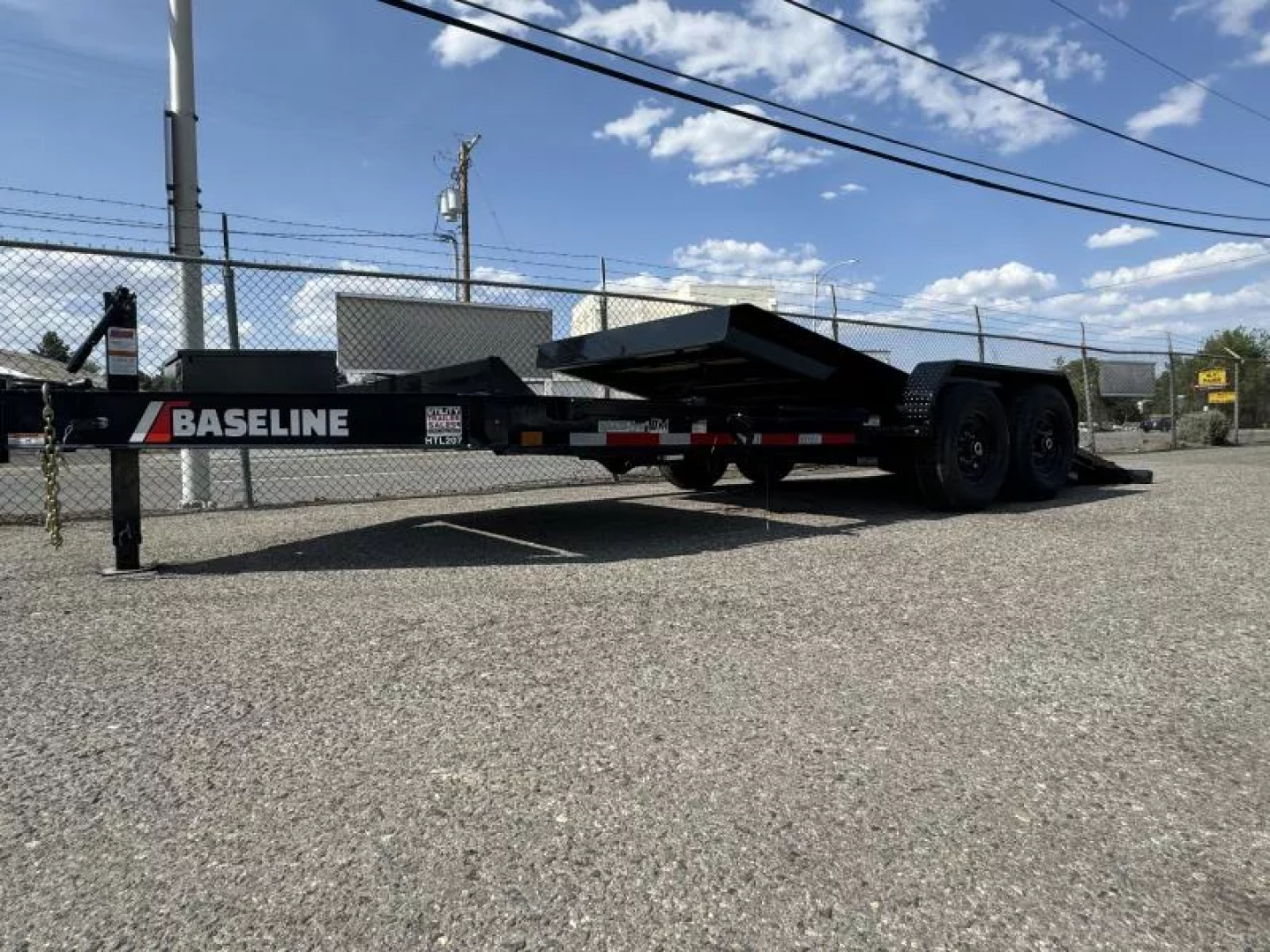 New 2025 Baseline HTL 20' -14K Equipment Tilt Trailer