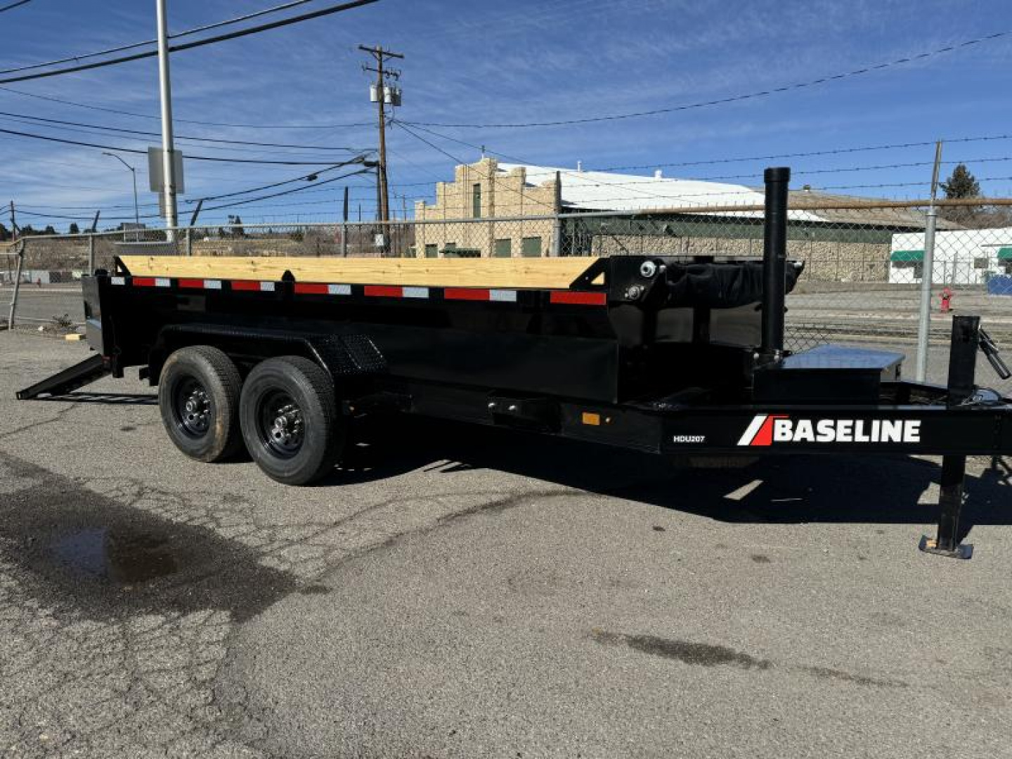 New 2026 Baseline HDU 14' - 14K Telescopic Dump Trailer