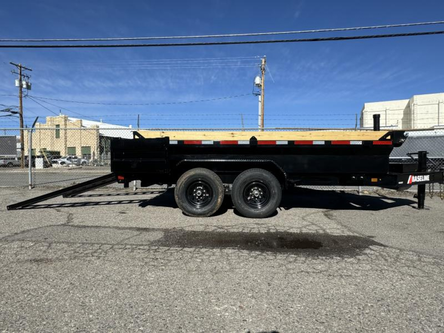 New 2026 Baseline HDU 14' - 14K Telescopic Dump Trailer