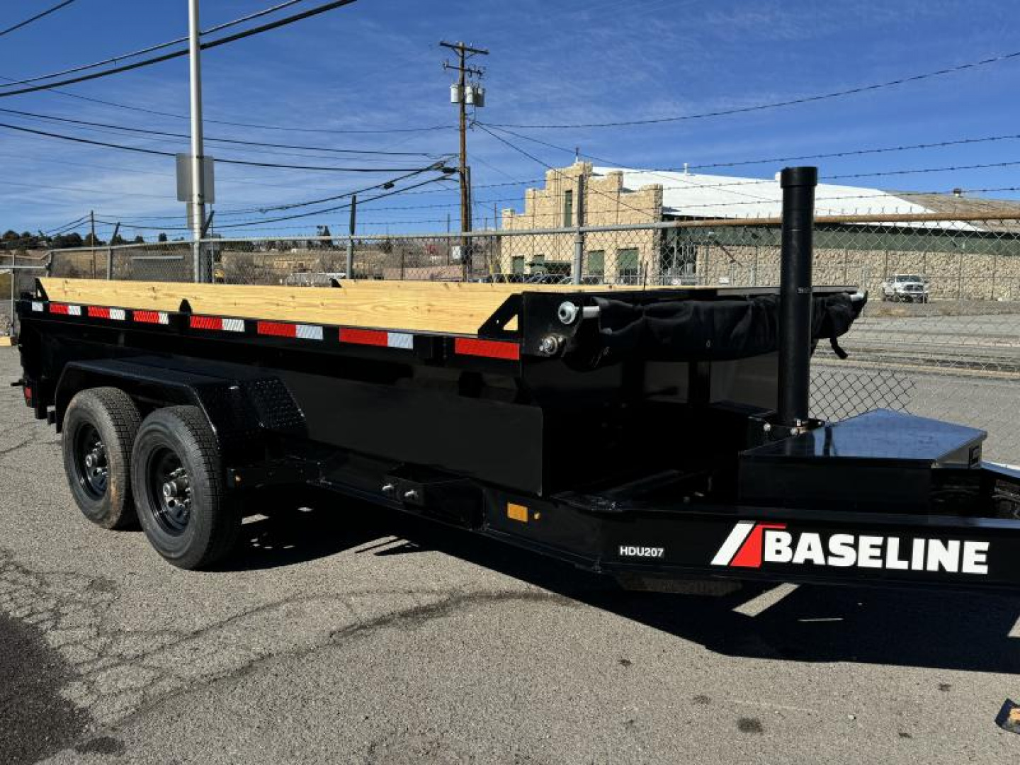 New 2026 Baseline HDU 14' - 14K Telescopic Dump Trailer
