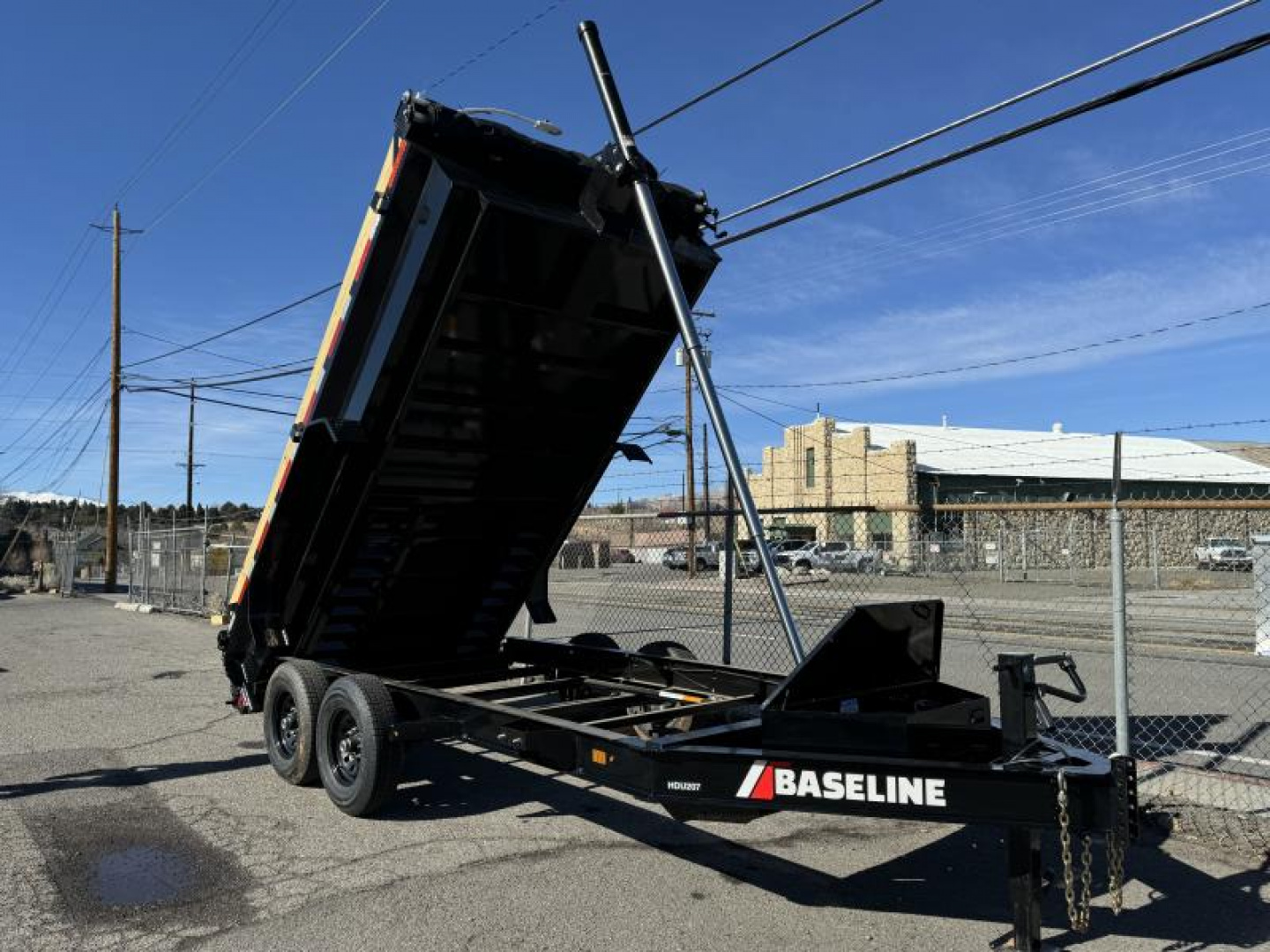 New 2026 Baseline HDU 14' - 14K Telescopic Dump Trailer