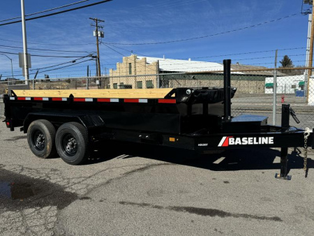 New 2026 Baseline HDU 14' - 14K Telescopic Dump Trailer