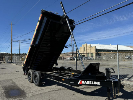 New 2026 Baseline HDU 14' - 14K Telescopic Dump Trailer