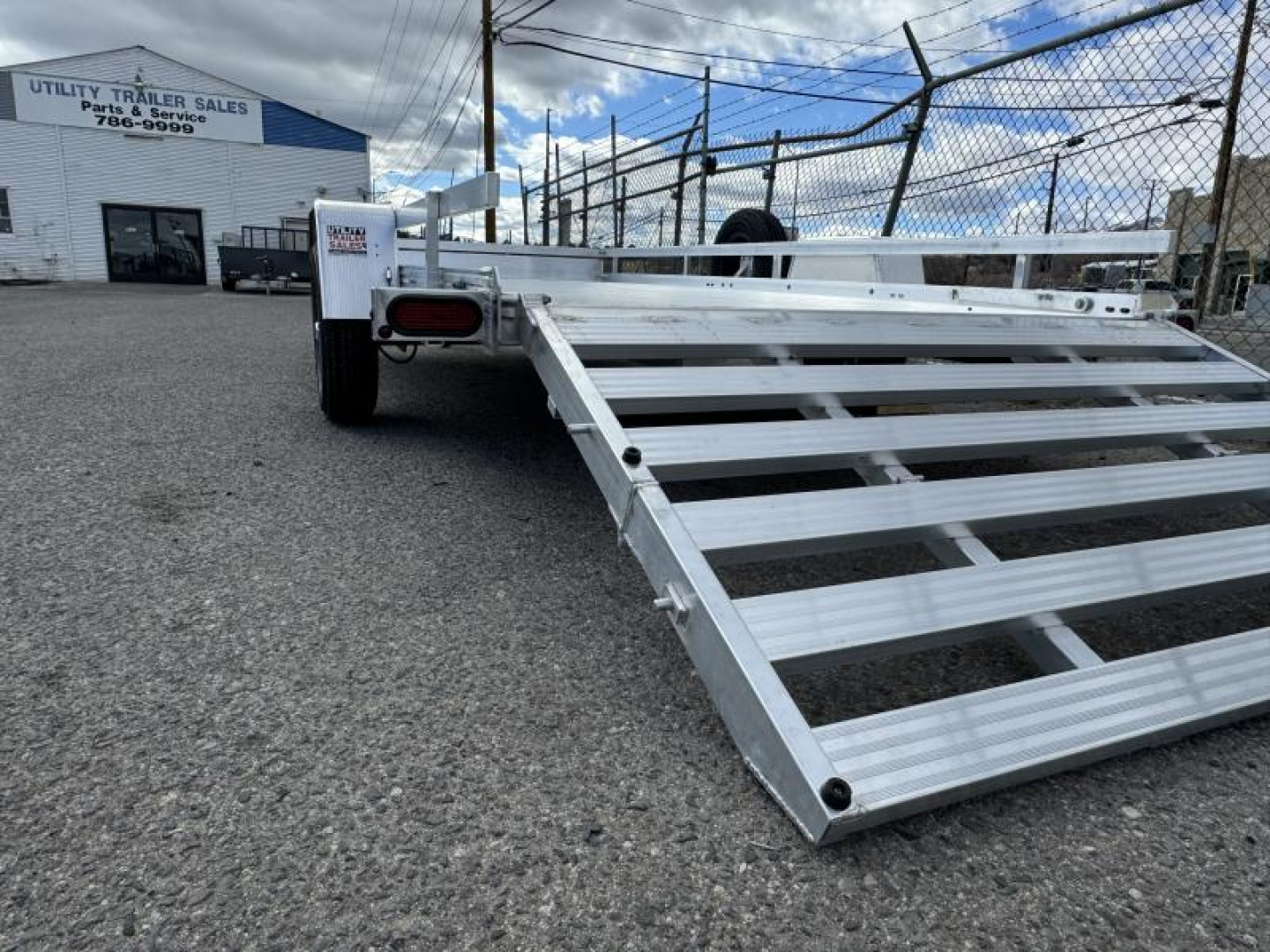 New 2025 Bear Track BTU80180F 80"x15' - 4.4K Utility Trailer