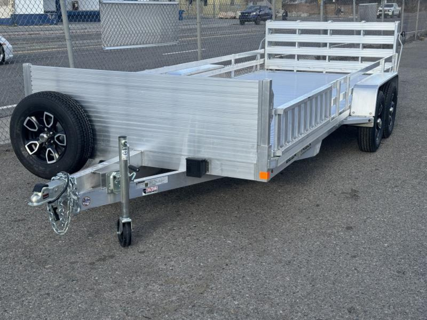 New 2025 Bear Track BTT81216SL 81"x18' - 7K Utility Trailer