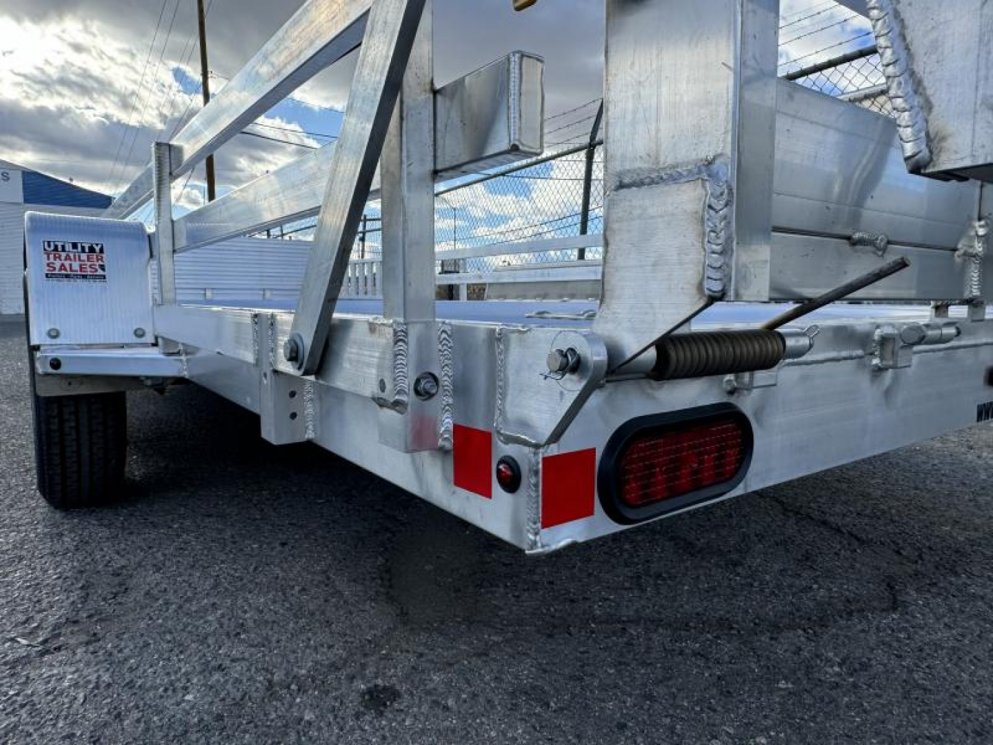 New 2025 Bear Track BTT81216SL 81"x18' - 7K Utility Trailer