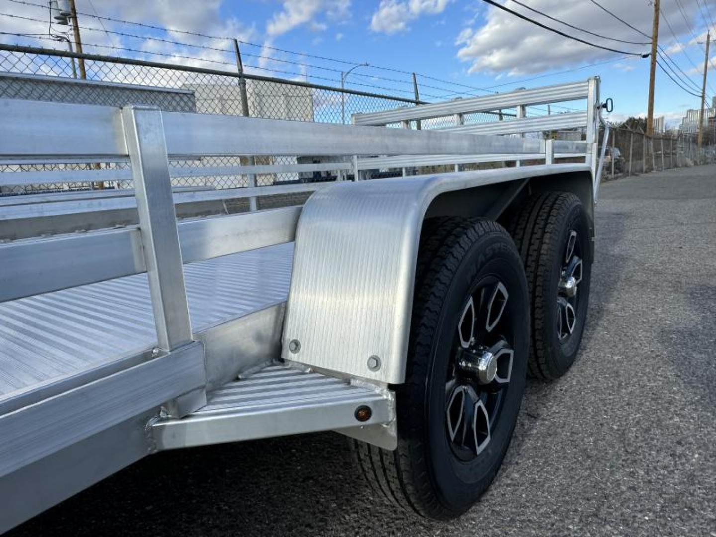 New 2025 Bear Track BTT81216SL 81"x18' - 7K Utility Trailer
