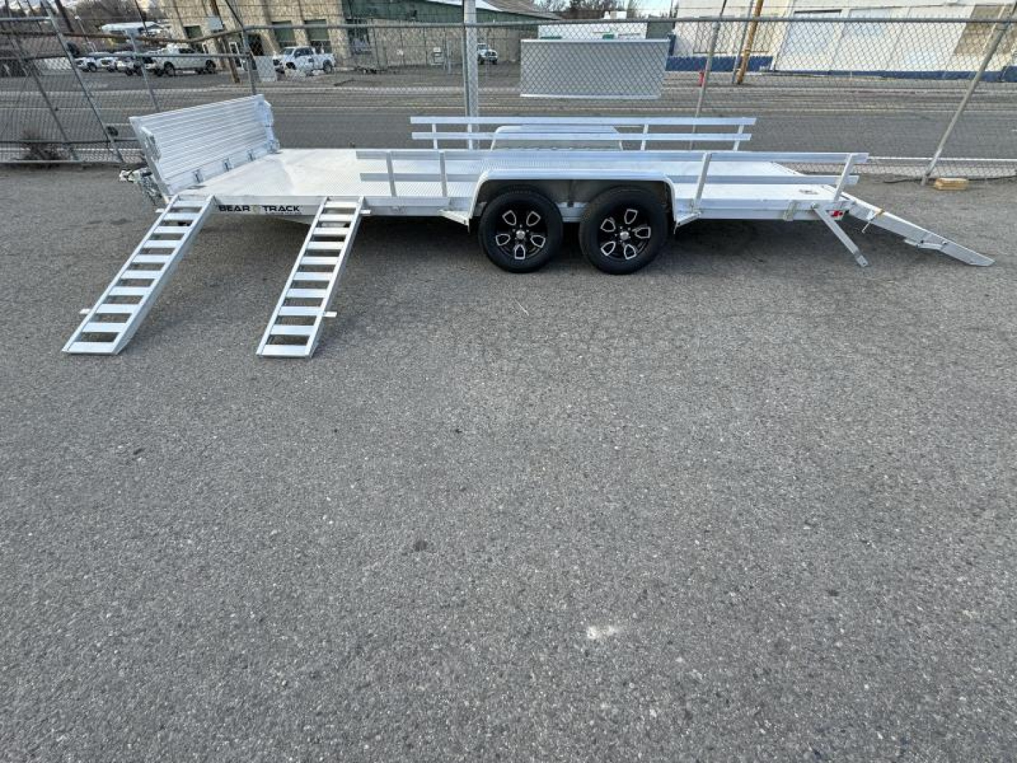 New 2025 Bear Track BTT81216SL 81"x18' - 7K Utility Trailer