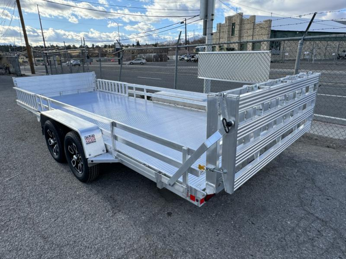 New 2025 Bear Track BTT81216SL 81"x18' - 7K Utility Trailer