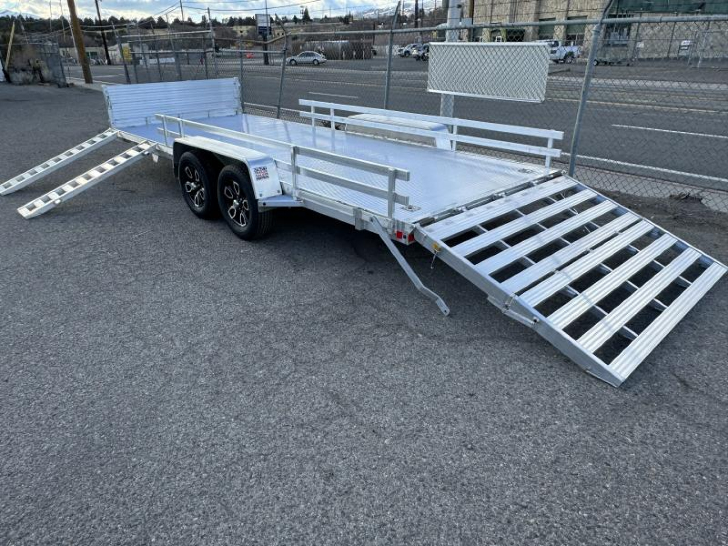 New 2025 Bear Track BTT81216SL 81"x18' - 7K Utility Trailer