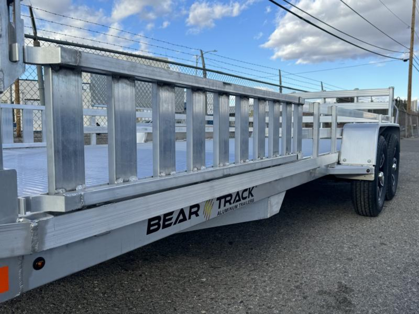 New 2025 Bear Track BTT81216SL 81"x18' - 7K Utility Trailer