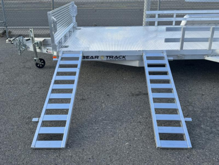 New 2025 Bear Track BTT81216SL 81"x18' - 7K Utility Trailer