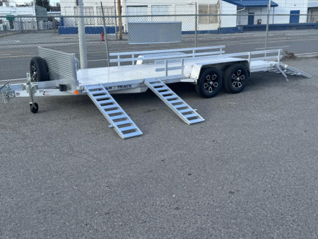 New 2025 Bear Track BTT81216SL 81"x18' - 7K Utility Trailer