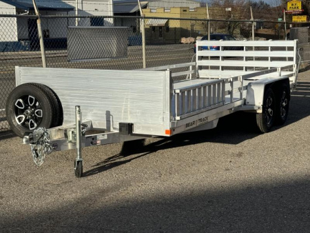 New 2025 Bear Track BTT81216SL 81"x18' - 7K Utility Trailer