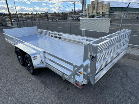 New 2025 Bear Track BTT81216SL 81"x18' - 7K Utility Trailer