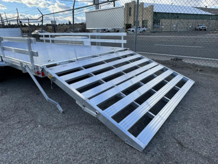 New 2025 Bear Track BTT81216SL 81"x18' - 7K Utility Trailer