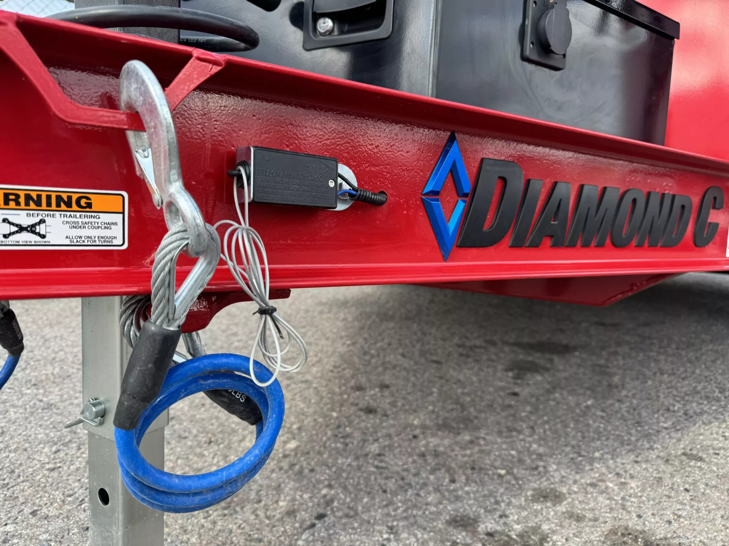 New 2025 Diamond C MDT 77"x12' - 10K Telescopic Dump Trailer