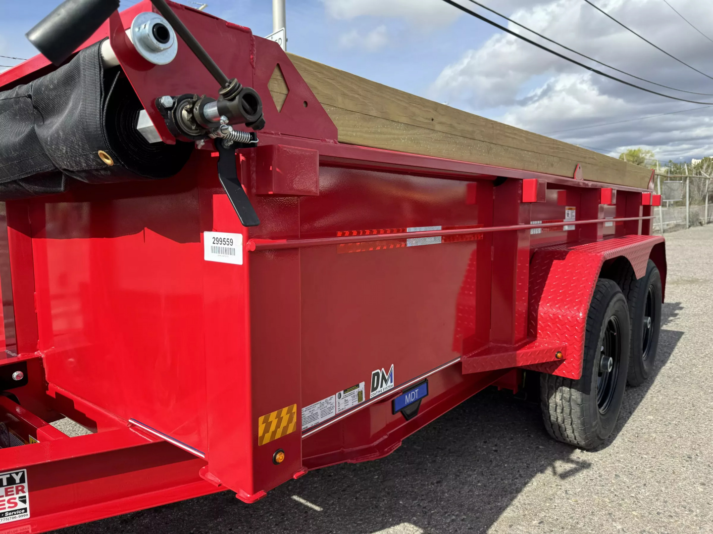 New 2025 Diamond C MDT 77"x12' - 10K Telescopic Dump Trailer