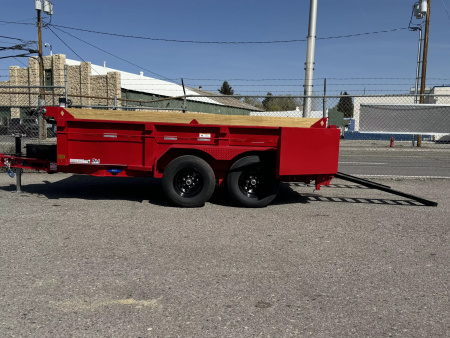 New 2025 Diamond C MDT 77"x12' - 10K Telescopic Dump Trailer
