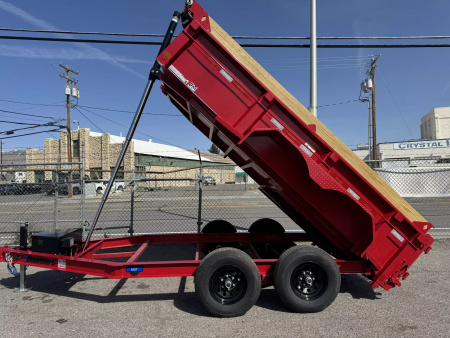 New 2025 Diamond C MDT 77"x12' - 10K Telescopic Dump Trailer