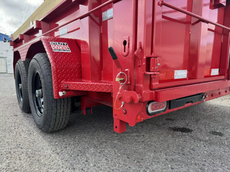 New 2025 Diamond C MDT 77"x12' - 10K Telescopic Dump Trailer