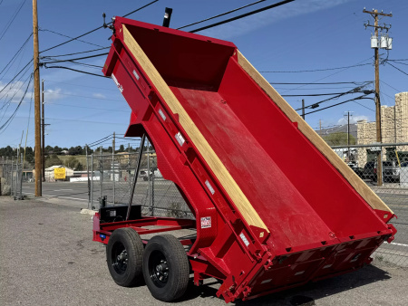 New 2025 Diamond C MDT 77"x12' - 10K Telescopic Dump Trailer