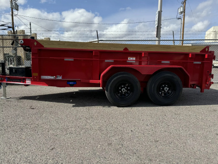 New 2025 Diamond C MDT 77"x12' - 10K Telescopic Dump Trailer