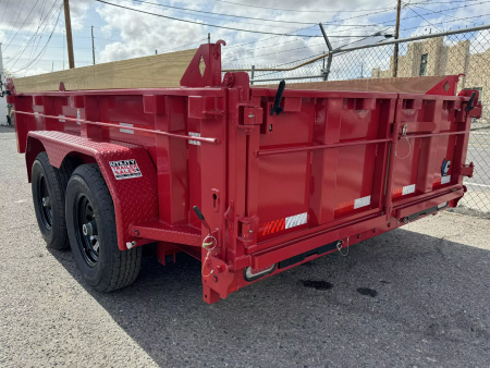 New 2025 Diamond C MDT 77"x12' - 10K Telescopic Dump Trailer