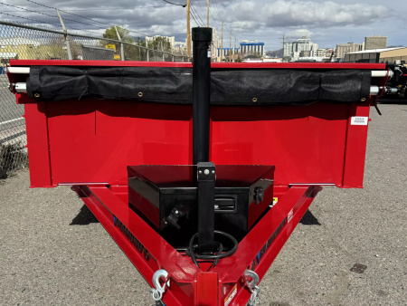 New 2025 Diamond C MDT 77"x12' - 10K Telescopic Dump Trailer