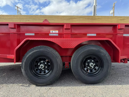 New 2025 Diamond C MDT 77"x12' - 10K Telescopic Dump Trailer