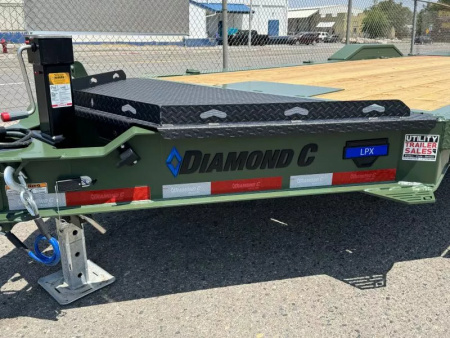 New 2025 Diamond C LPX 22' X-Ramp - 14.9K Equipment Trailer